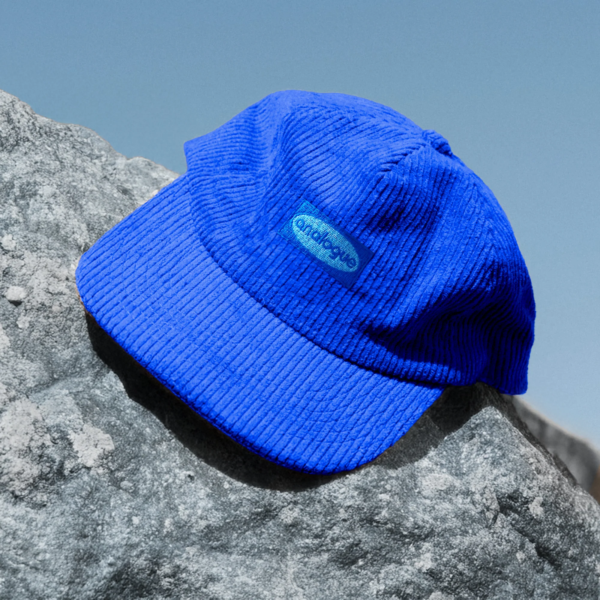 Analogue Corduroy Cap Blue - Image 4